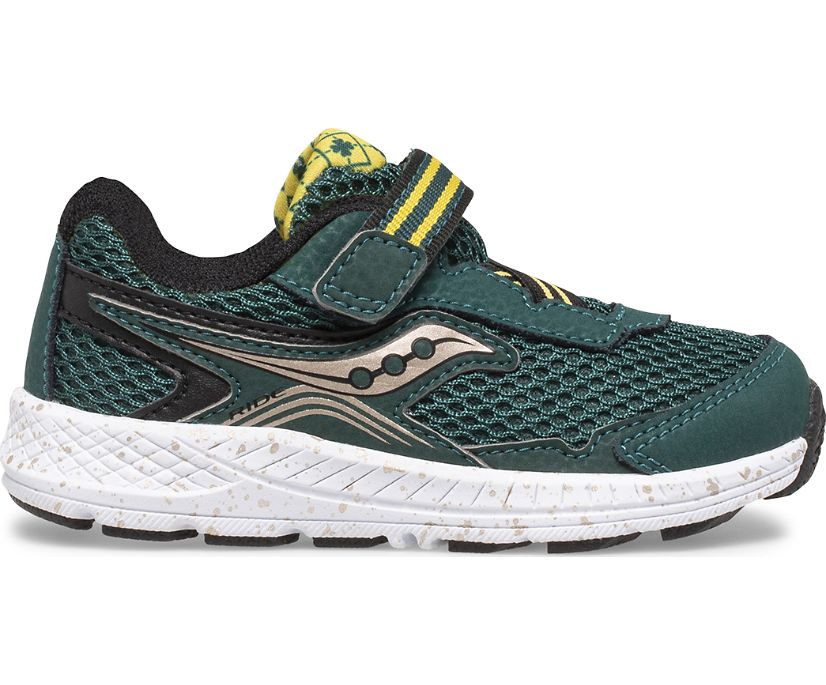 Kids' Saucony Ride 10 Jr. Sneakers Green / Gold / Black | Singapore 757EBCX